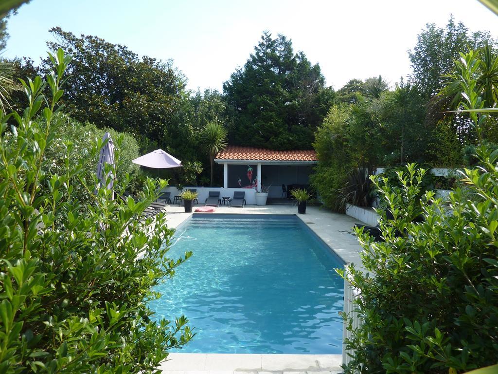 Maison Arbolateia Avec Piscine Et Spa Bidart Eksteriør billede