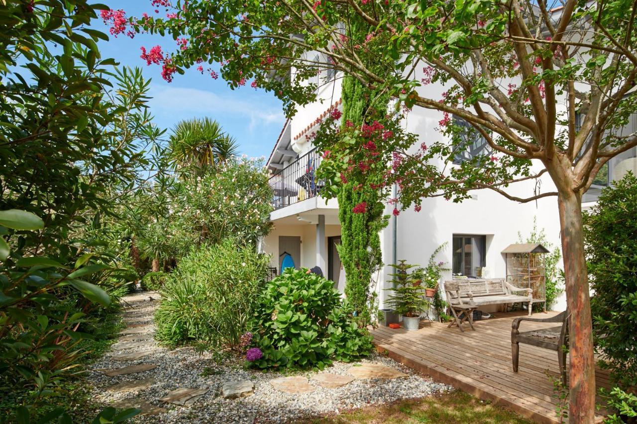 Maison Arbolateia Avec Piscine Et Spa Bidart Eksteriør billede